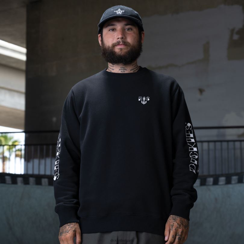 мъже Dickies ronnie sandoval суичър със спокойна кройка черно (kbk) облекло R2PH81129