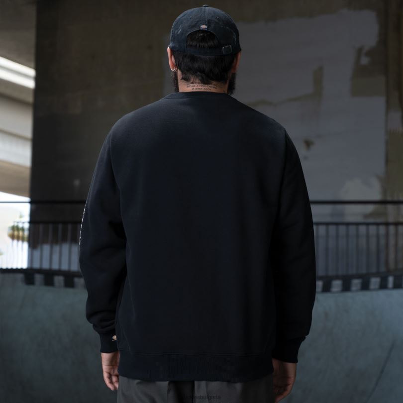 мъже Dickies ronnie sandoval суичър със спокойна кройка черно (kbk) облекло R2PH81129