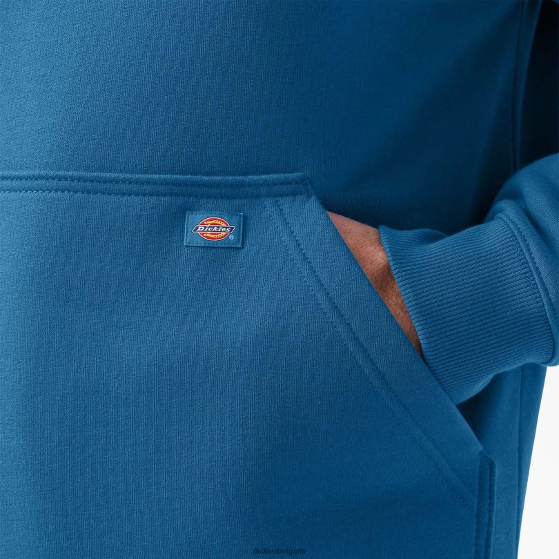 мъже Dickies водоотблъскваща качулка с ръкав с лого vallarta blue (v2b) облекло R2PH81044