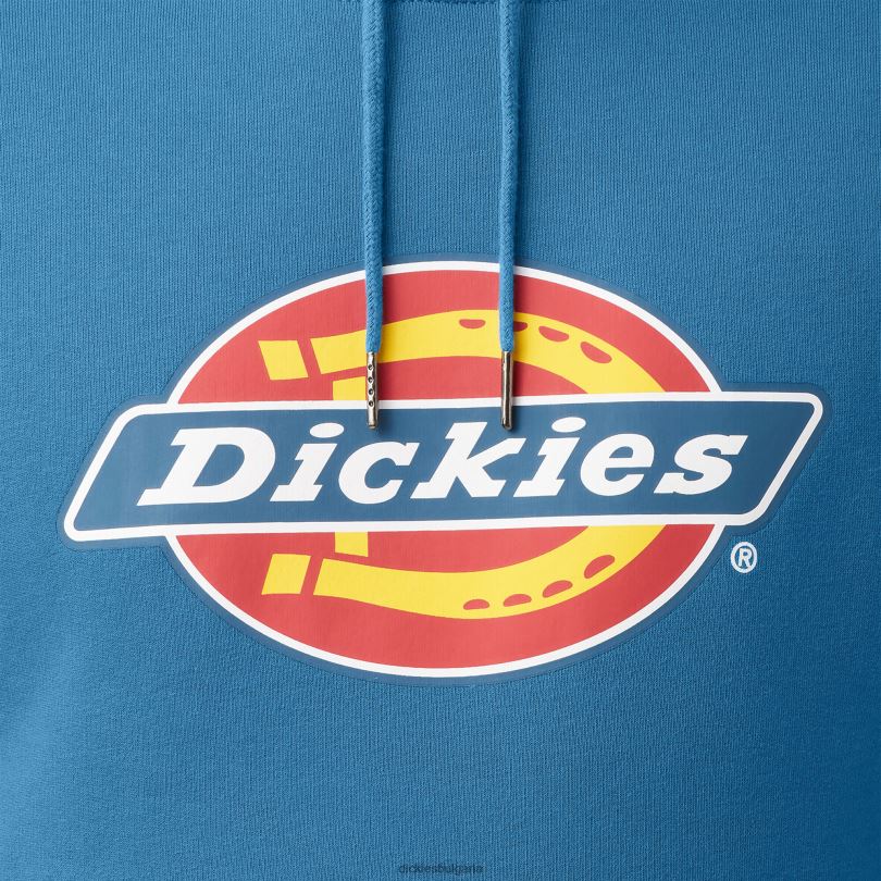 мъже Dickies водоотблъскваща трицветна качулка с лого vallarta blue (v2b) облекло R2PH81110