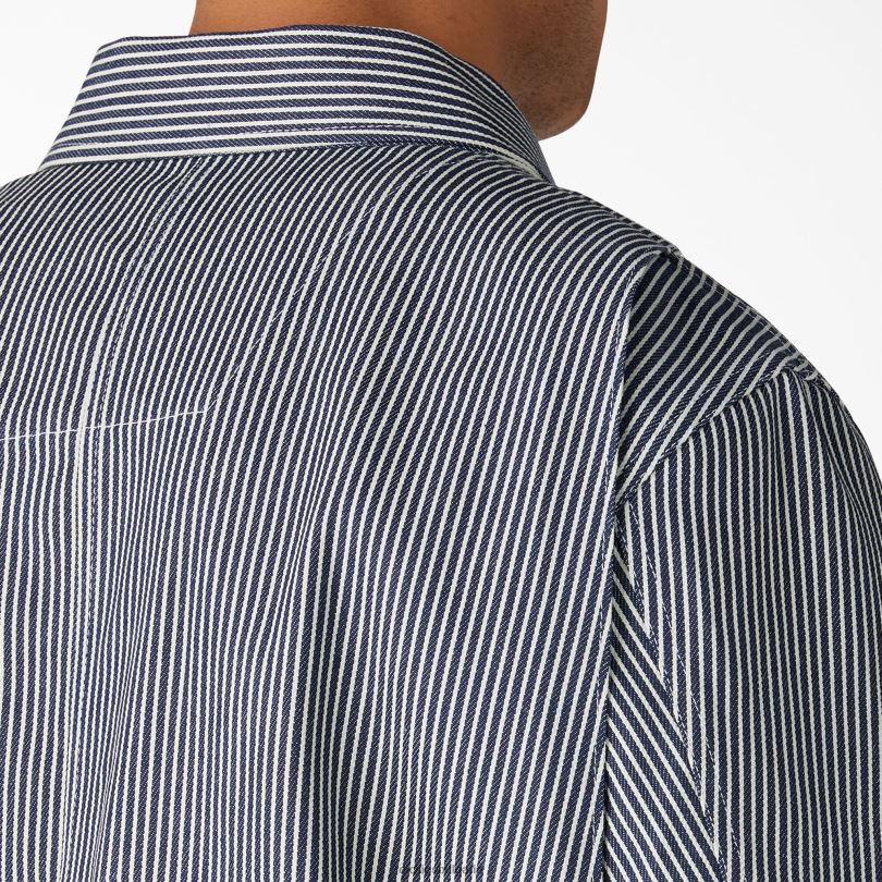 мъже Dickies Палто на райета от хикори от 1922 г хикори ивица (hs) облекло R2PH81045