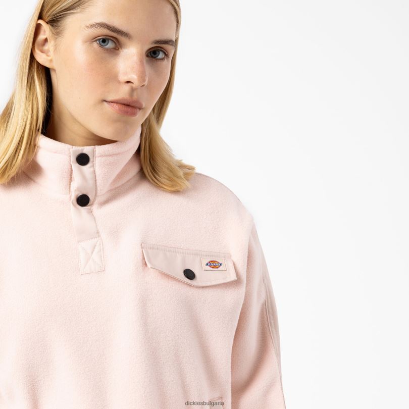 Жени Dickies пуловер от руно Port Allen светло розово (bpi) облекло R2PH82366