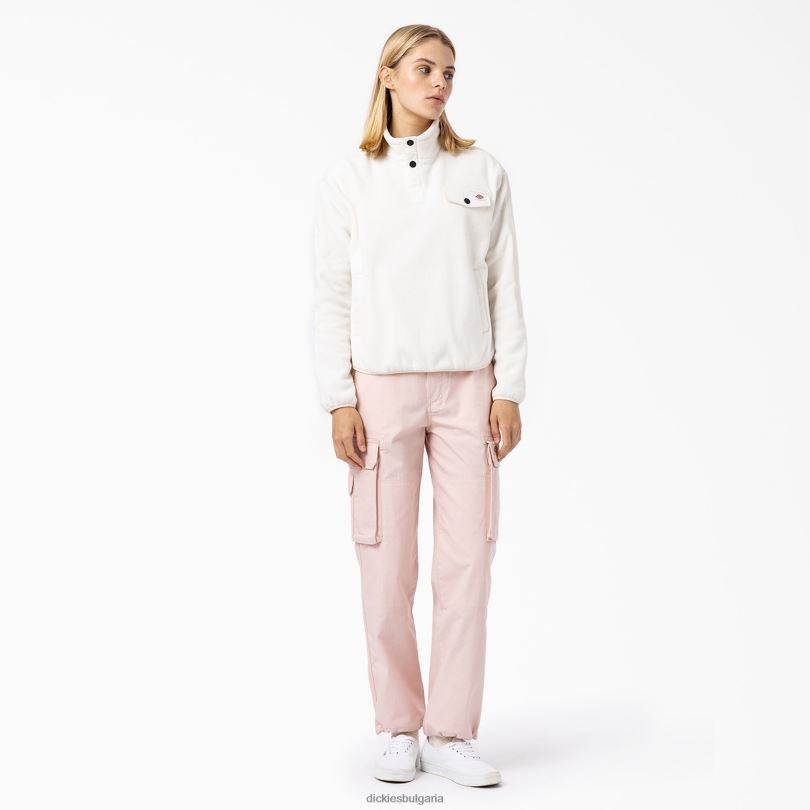 Жени Dickies пуловер от руно Port Allen бяло (wh) облекло R2PH82367