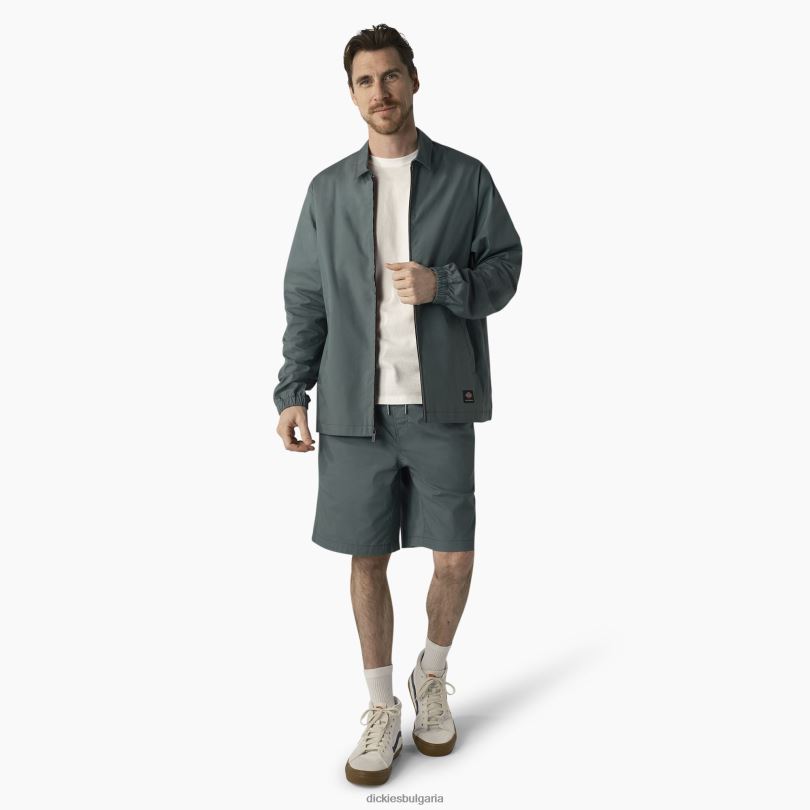 мъже Dickies яке за пропуск за скейтборд линкълн грийн (лн) облекло R2PH81050