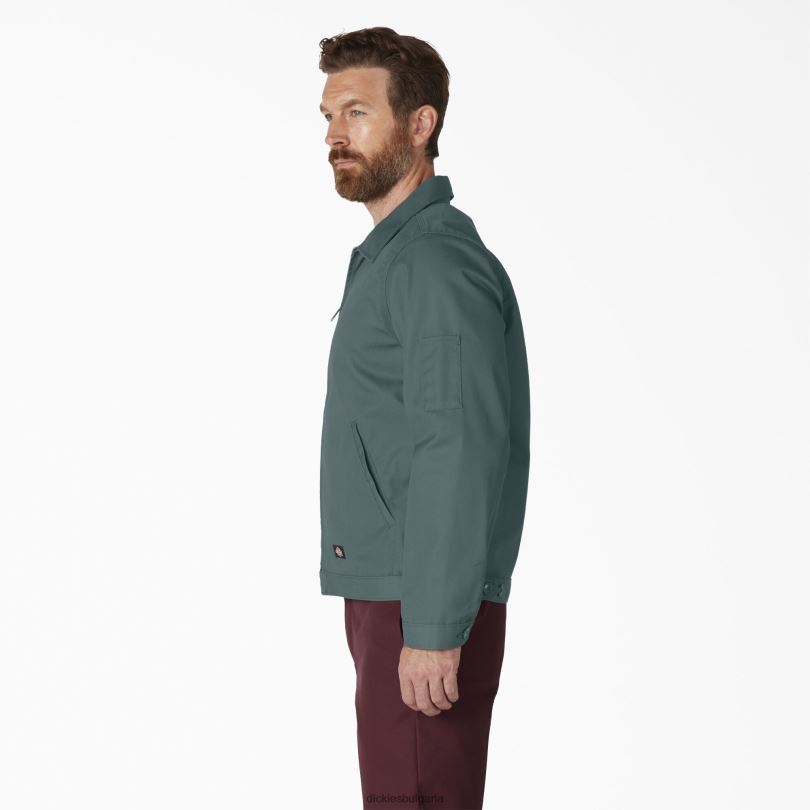 мъже Dickies яке без подплата айзенхауер линкълн грийн (лн) облекло R2PH8961