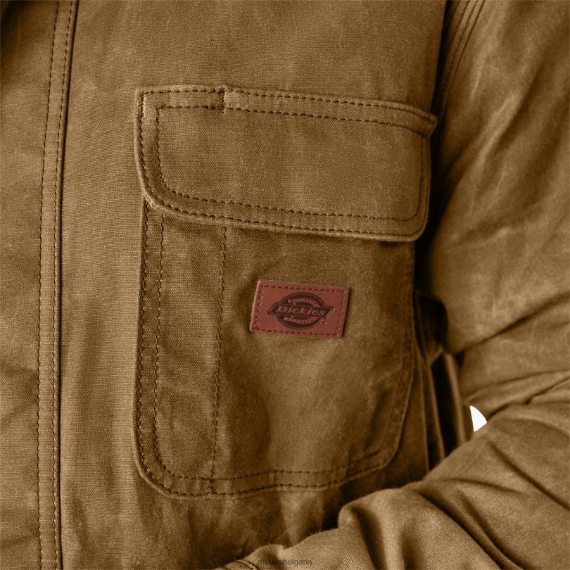 мъже Dickies палто от восъчен брезент жълъд (ac2) облекло R2PH81014