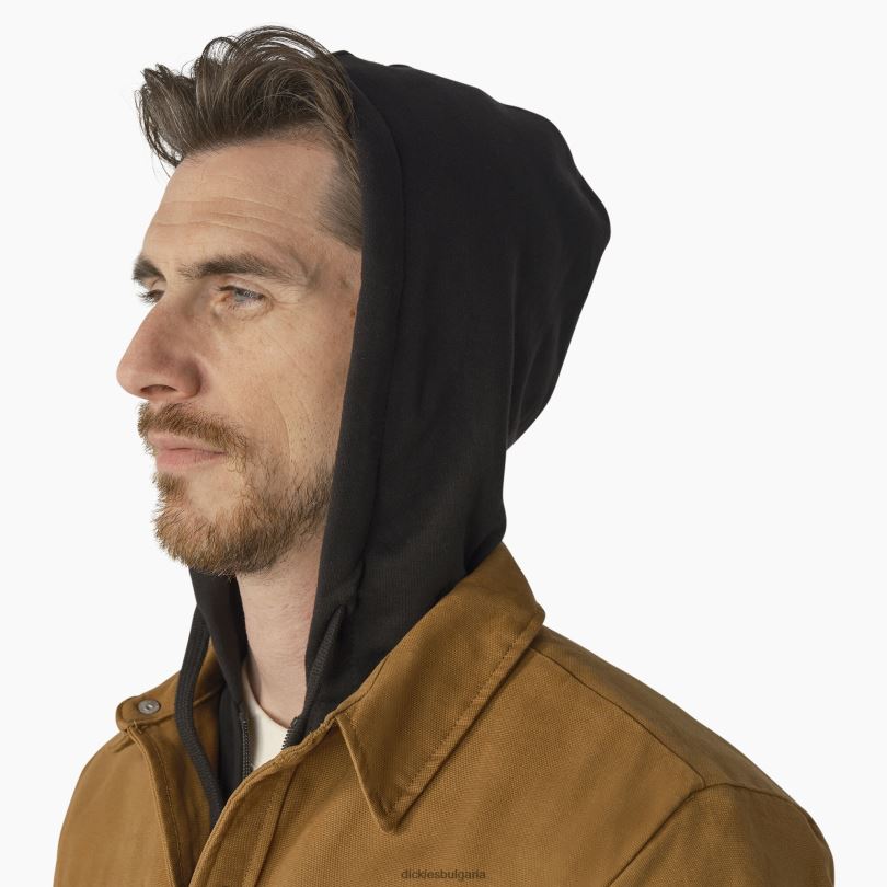 мъже Dickies яке с патешка риза за скейтборд кафява патица (bd) облекло R2PH81025