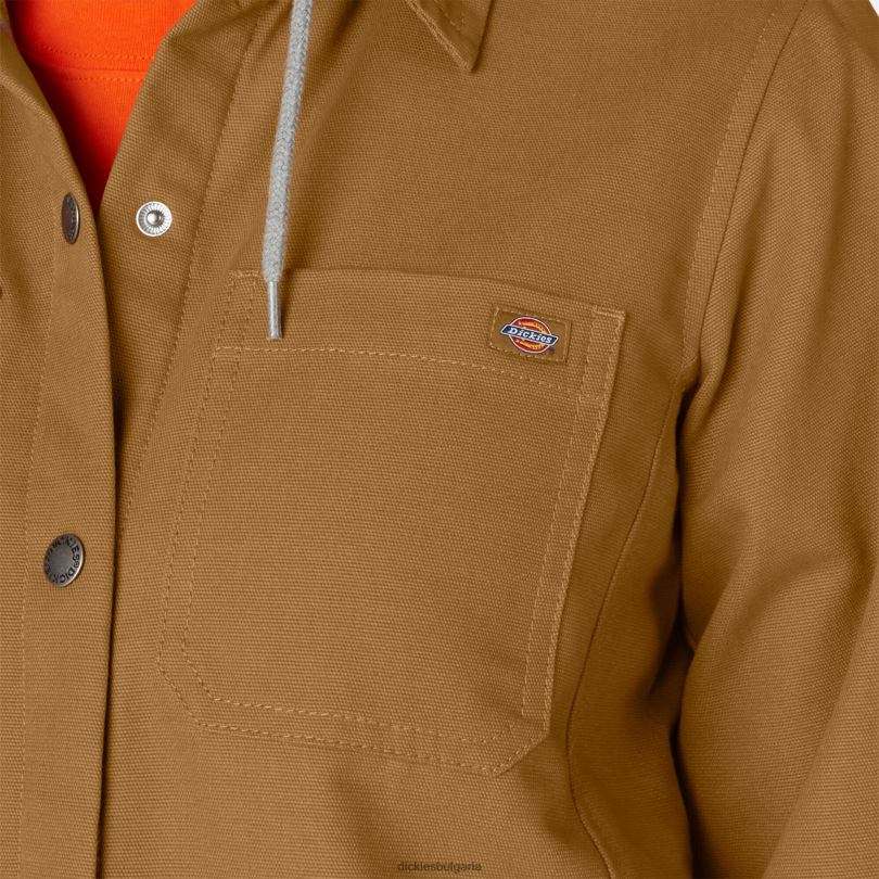 Жени Dickies риза с патешка качулка кафява патица (bd) облекло R2PH82281