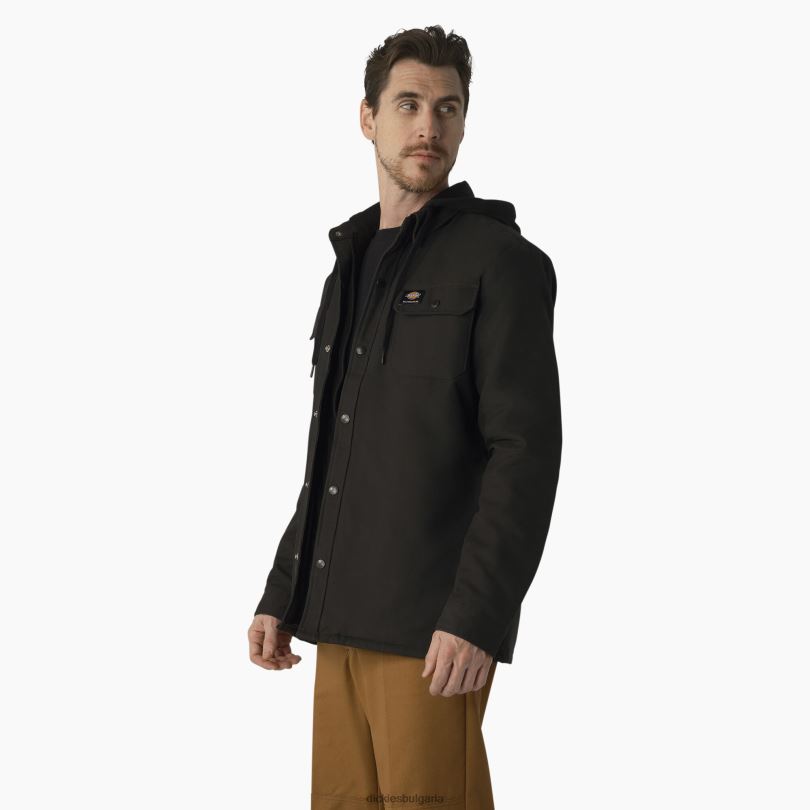 мъже Dickies яке с патешка риза за скейтборд черно (bk) облекло R2PH81026