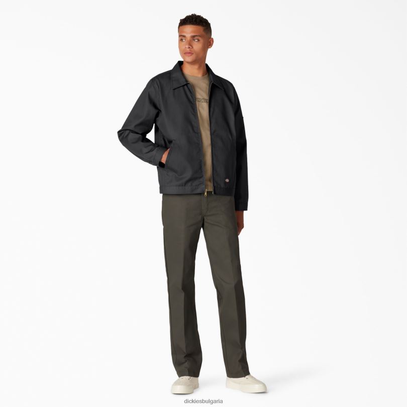 мъже Dickies яке без подплата айзенхауер черно (bk) облекло R2PH8958