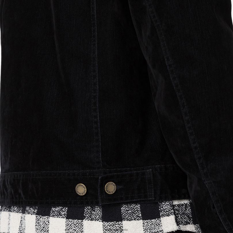 мъже Dickies Помощно яке от деним на церемонията по откриването черен (bkx) облекло R2PH81064