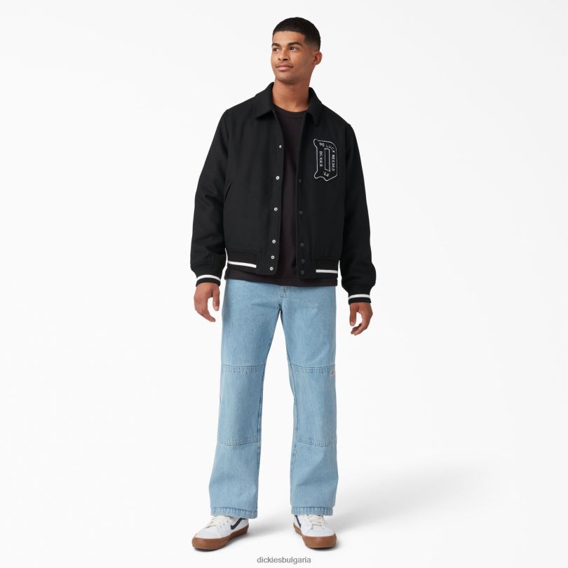 мъже Dickies колежанско яке черен (bkx) облекло R2PH81085