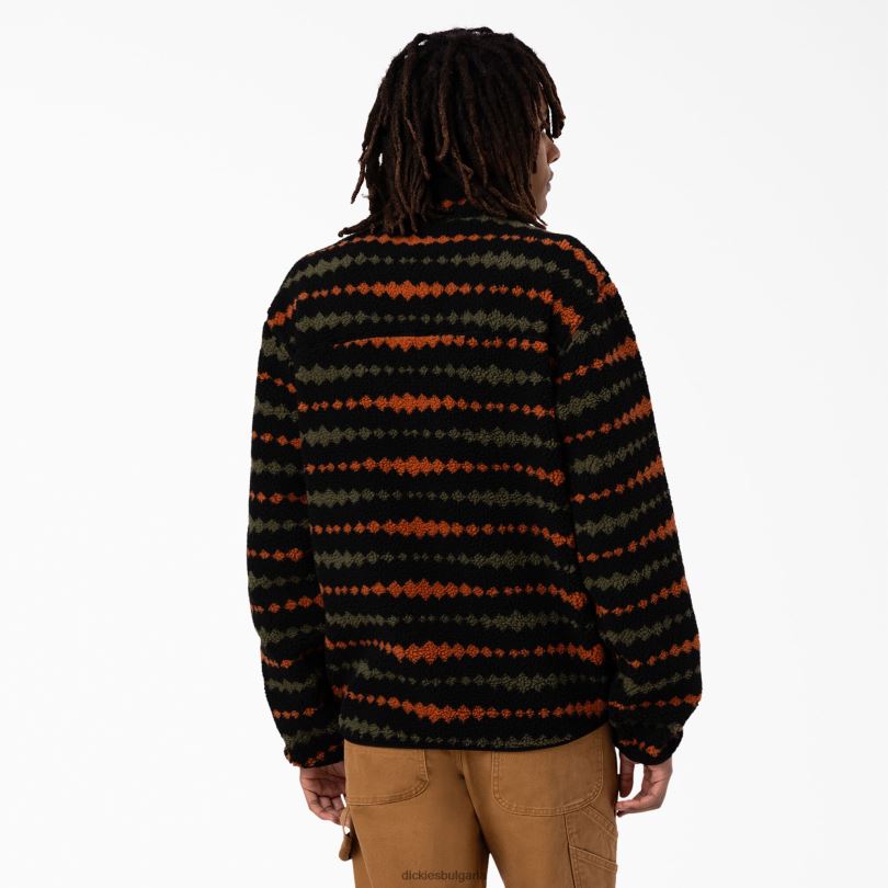 мъже Dickies фалквилско поларено яке черно/военно зелено (bmn) облекло R2PH81164