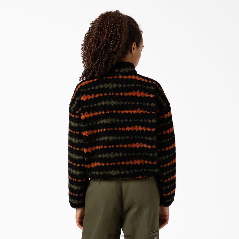 Жени Dickies фалквилско поларено яке черно/военно зелено (bmn) облекло R2PH82359