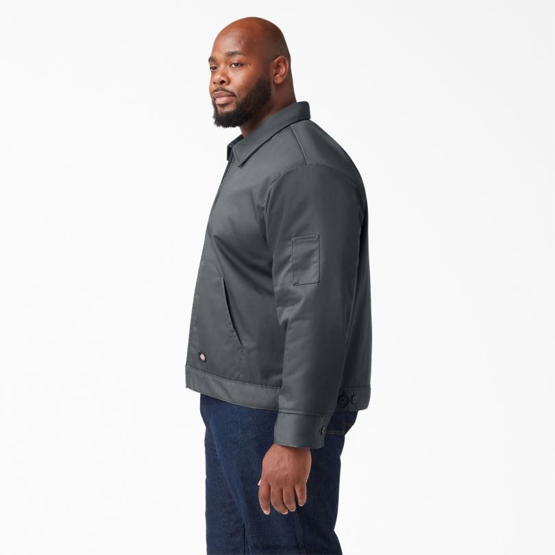 мъже Dickies изолирано яке Айзенхауер въглен сиво (ch) облекло R2PH8964