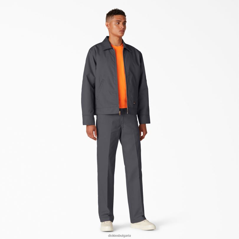 мъже Dickies изолирано яке Айзенхауер въглен сиво (ch) облекло R2PH8964