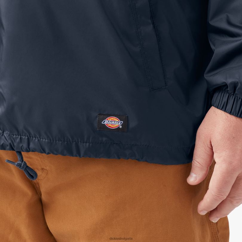 мъже Dickies предно яке с щракване тъмно синьо (dn) облекло R2PH81031