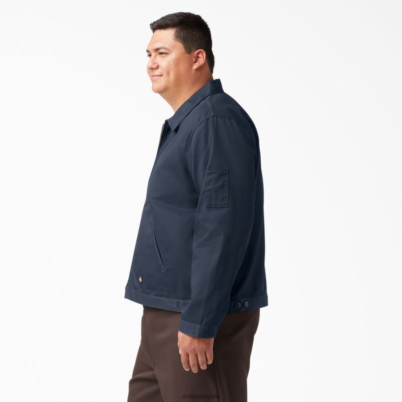 мъже Dickies яке без подплата айзенхауер тъмно синьо (dn) облекло R2PH8960
