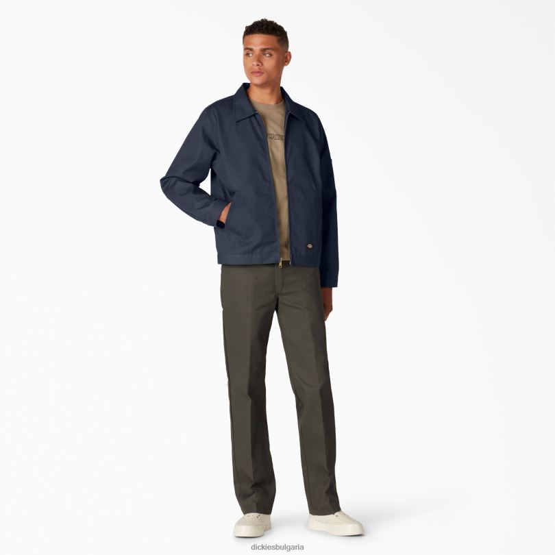 мъже Dickies яке без подплата айзенхауер тъмно синьо (dn) облекло R2PH8960