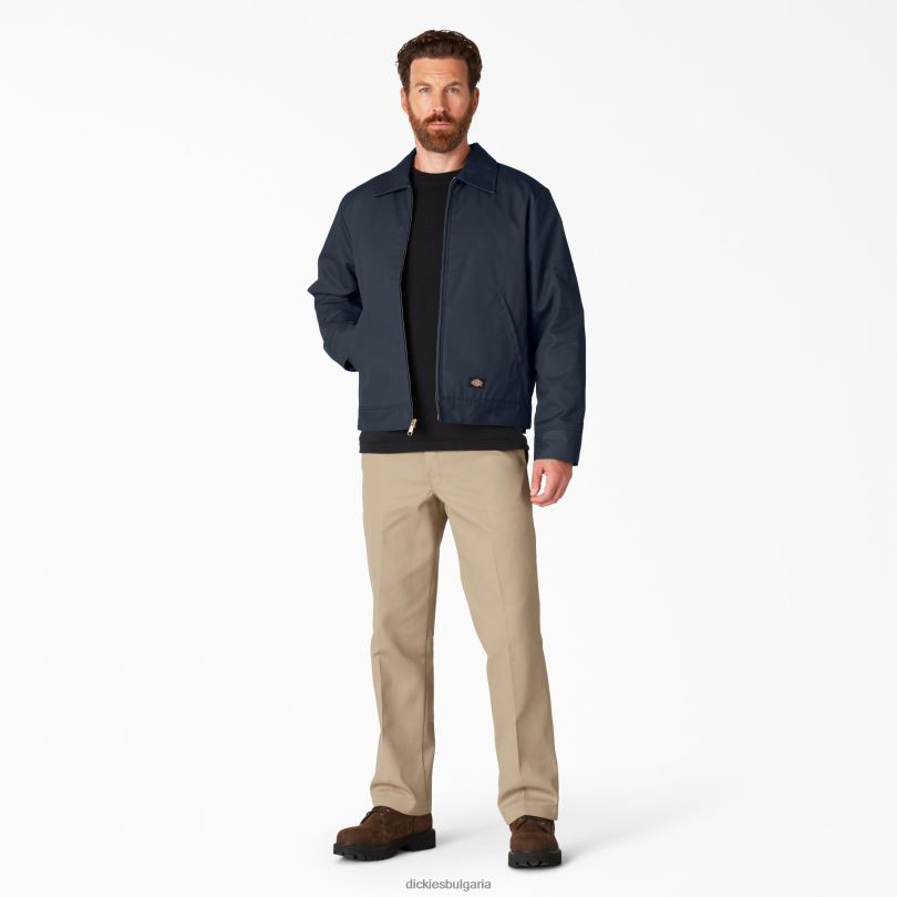 мъже Dickies изолирано яке Айзенхауер тъмно синьо (dn) облекло R2PH8966