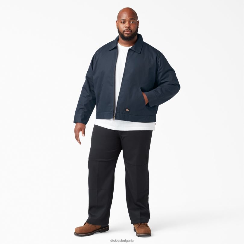 мъже Dickies изолирано яке Айзенхауер тъмно синьо (dn) облекло R2PH8966