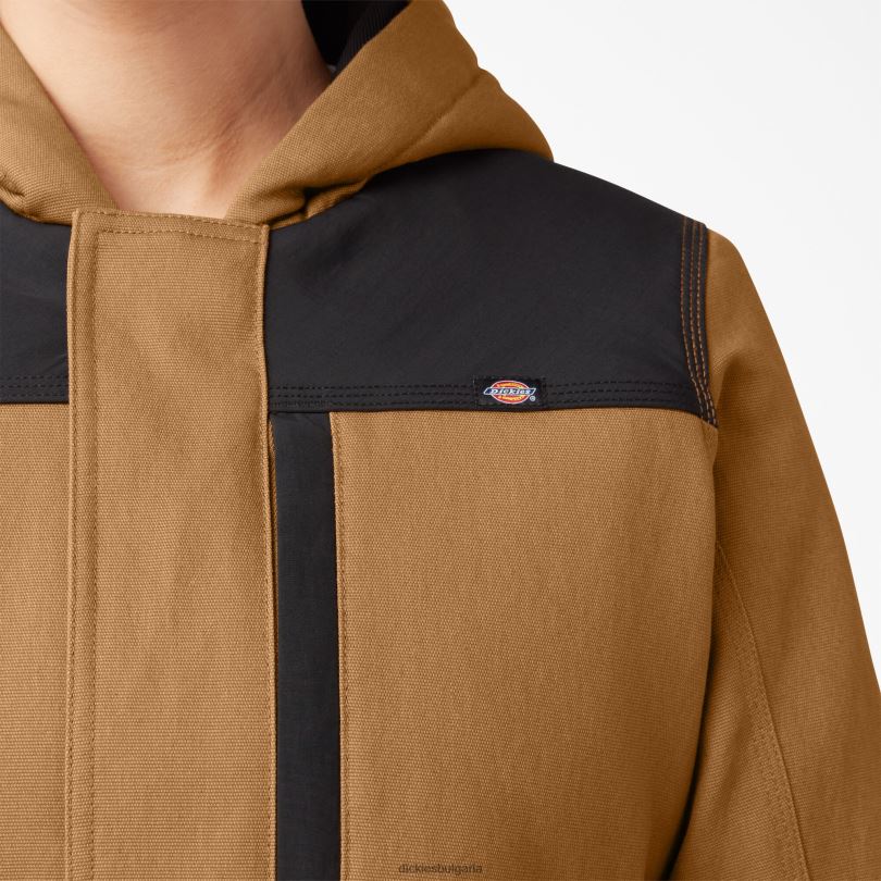 Жени Dickies изолирано яке duratech renegade кафява патица (bd) облекло R2PH82371
