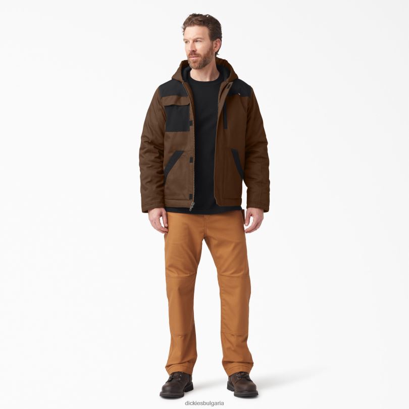 мъже Dickies яке duratech renegade flex duck дървено кафяво (tb) облекло R2PH81203