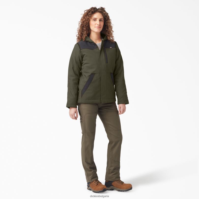 Жени Dickies изолирано яке duratech renegade зелен мъх (ms) облекло R2PH82374