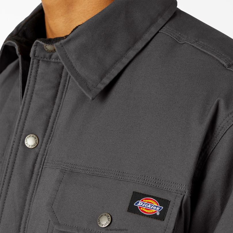 мъже Dickies яке от гъвкава патешка риза с dwr шисти сиво (sl) облекло R2PH81016