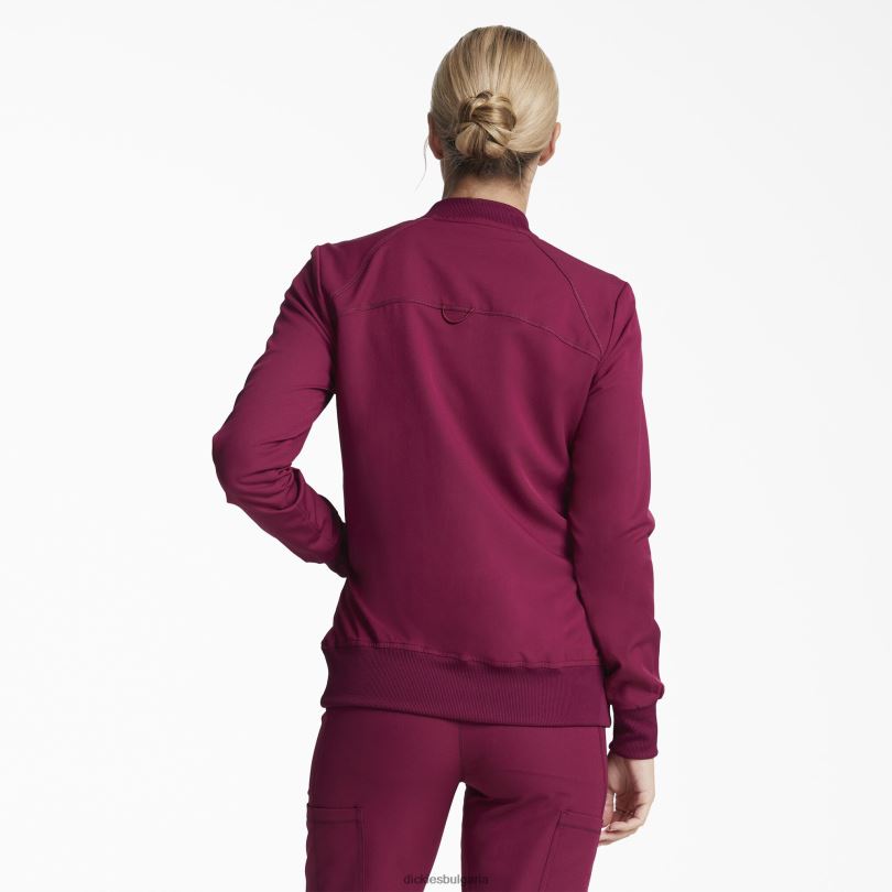 Жени Dickies dynamix яке с цип отпред вино (спечеля) облекло R2PH82632