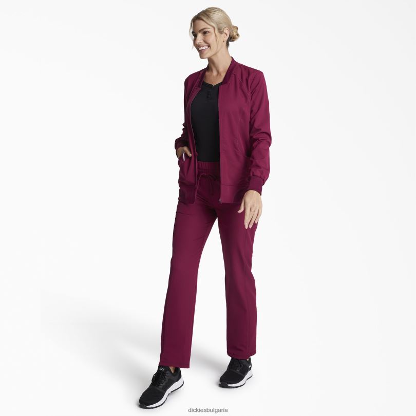 Жени Dickies dynamix яке с цип отпред вино (спечеля) облекло R2PH82632