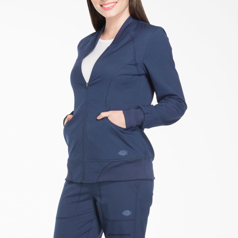 Жени Dickies dynamix яке с цип отпред морско синьо (nvy) облекло R2PH82629