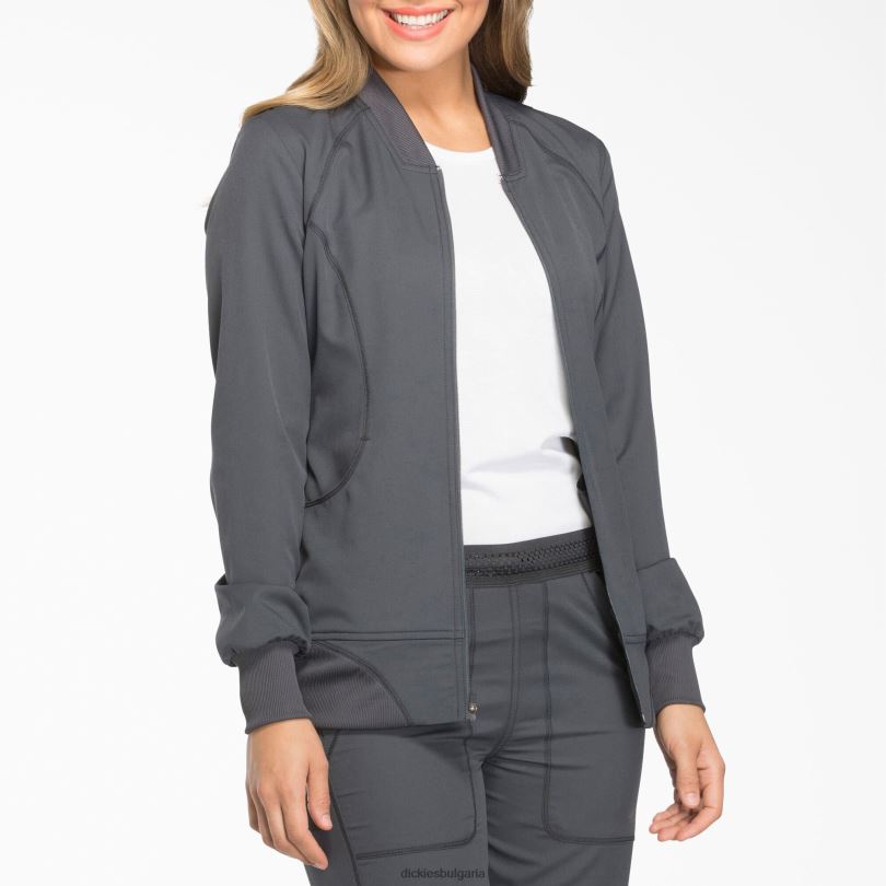 Жени Dickies dynamix яке с цип отпред калаено сиво (pew) облекло R2PH82630