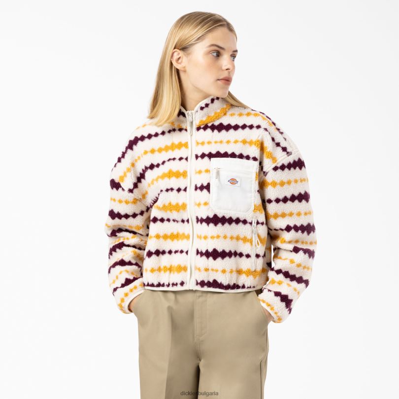 Жени Dickies фалквилско поларено яке екрю/грозде (egd) облекло R2PH82360