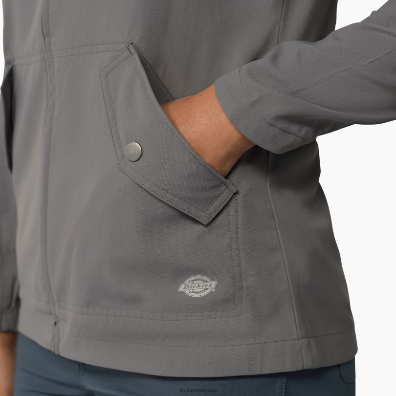 Жени Dickies производително яке с качулка графитено сиво (ga) облекло R2PH82380