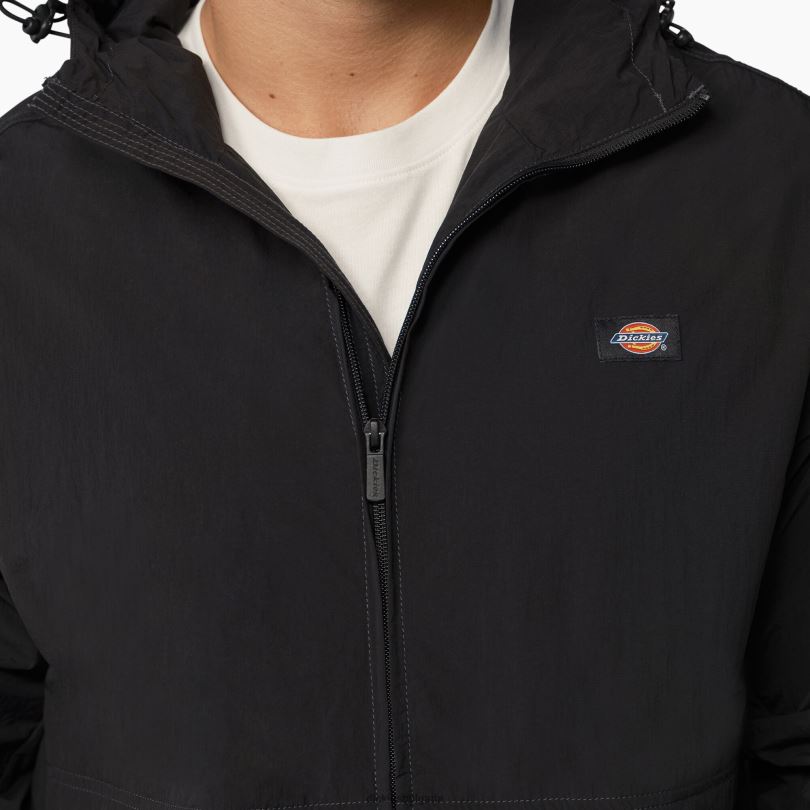 мъже Dickies яке jackson windbreaker черен (bkx) облекло R2PH81027