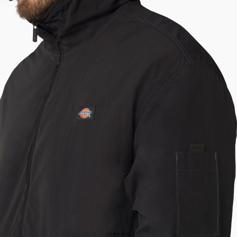 мъже Dickies яке jackson windbreaker черен (bkx) облекло R2PH81027