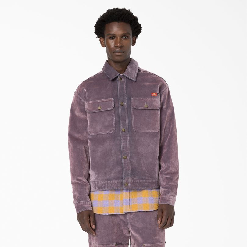 мъже Dickies Помощно яке от деним на церемонията по откриването люляк (lc) облекло R2PH81065