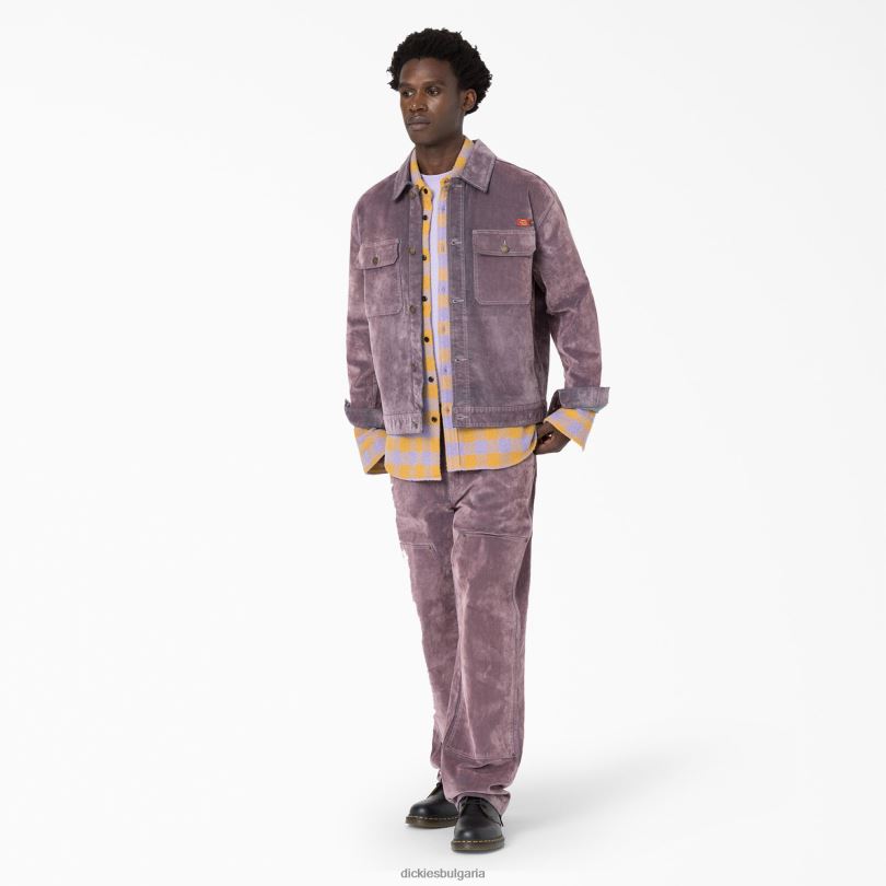 мъже Dickies Помощно яке от деним на церемонията по откриването люляк (lc) облекло R2PH81065