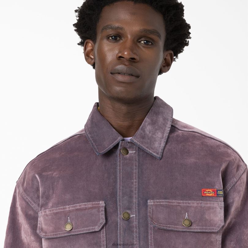 мъже Dickies Помощно яке от деним на церемонията по откриването люляк (lc) облекло R2PH81065