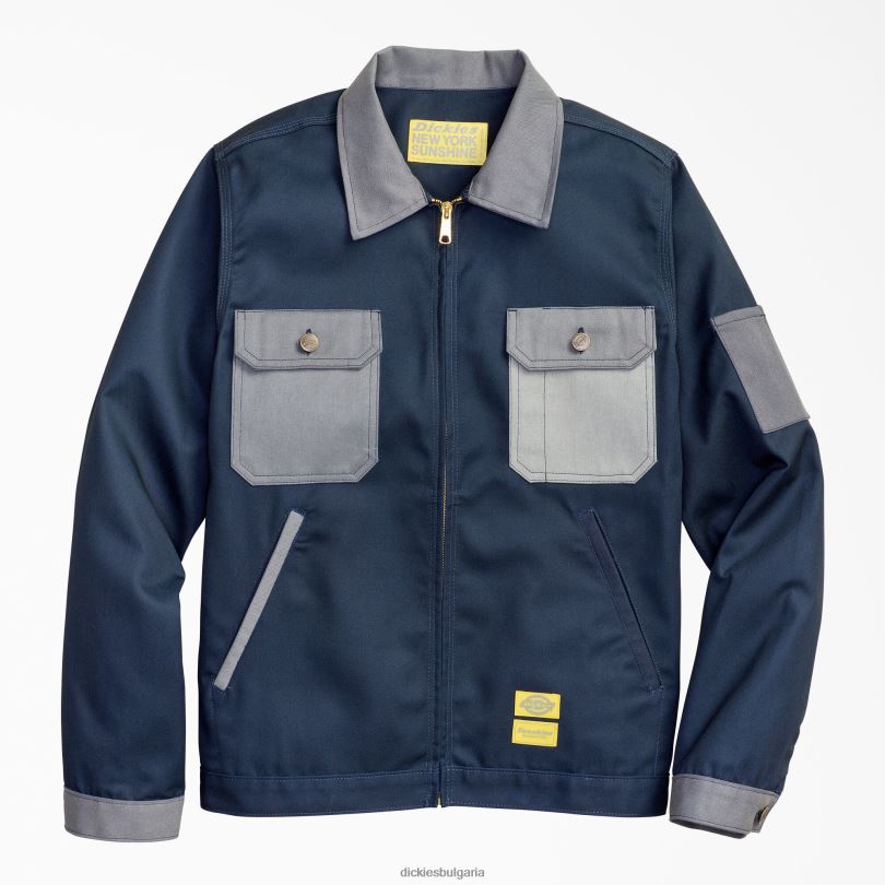 мъже Dickies new york sunshine sun dyed in texas eisenhower яке редовен облекло R2PH81179