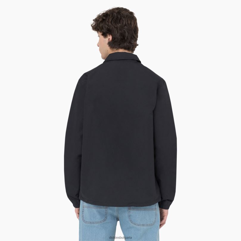 мъже Dickies яке oakport coach черен (bkx) облекло R2PH8989