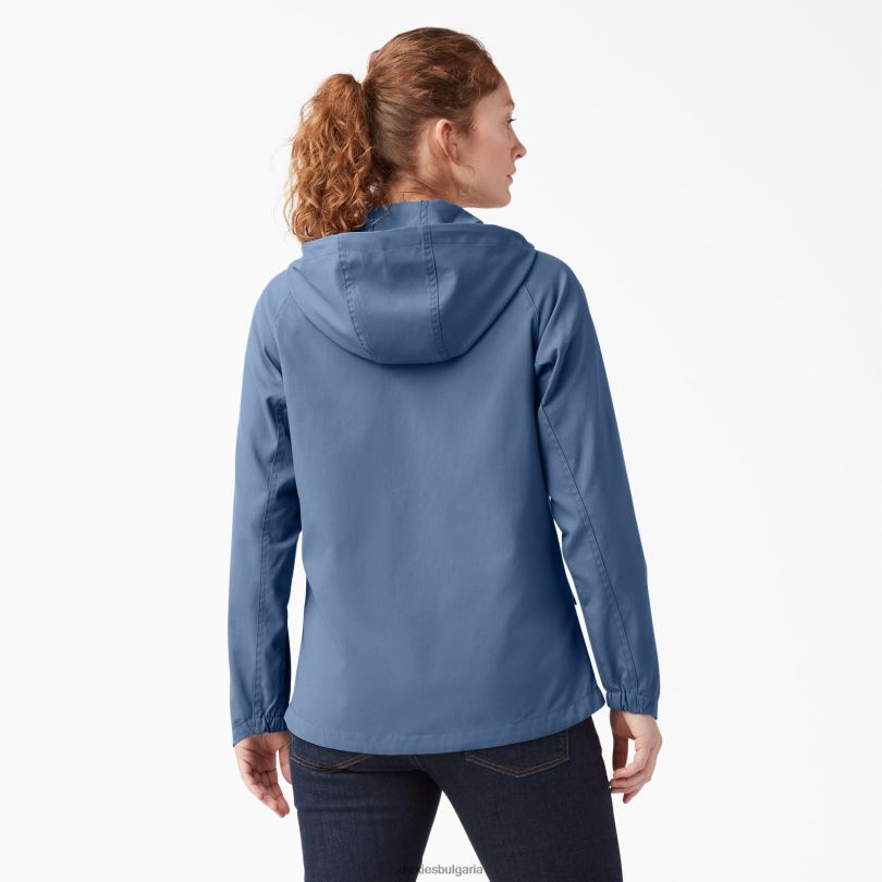 Жени Dickies производително яке с качулка ретро индиго (ri2) облекло R2PH82382