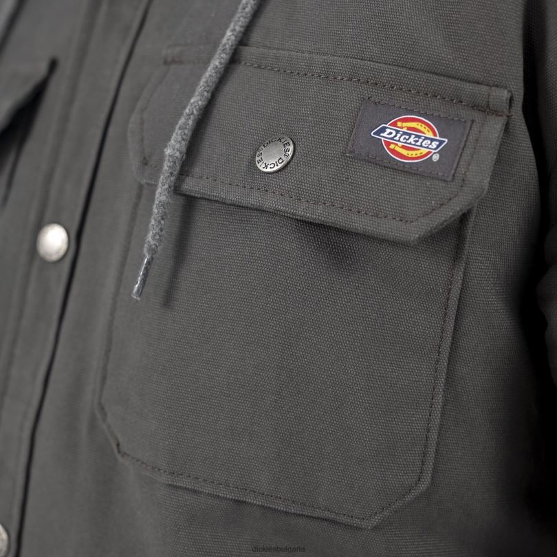мъже Dickies риза с качулка от патешко платно шисти сиво (sl) облекло R2PH81003