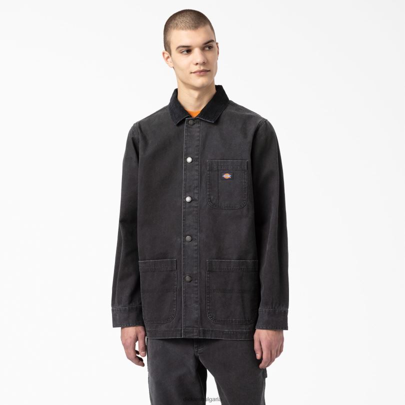 мъже Dickies палто от патица без подплата stonewashed black (sbk) облекло R2PH81071