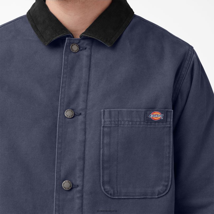 мъже Dickies палто за работа с патешка подплата stonewashed флот (d53) облекло R2PH81099