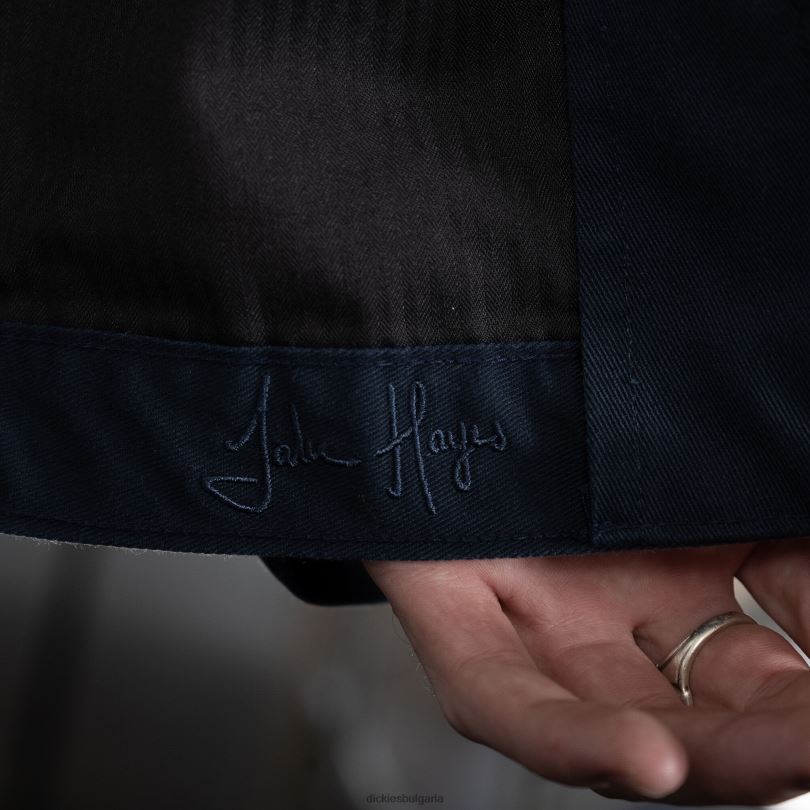 мъже Dickies Яке на Джейк Хейс, измито от камъни Айзенхауер stonewashed ink navy (sik) облекло R2PH8988