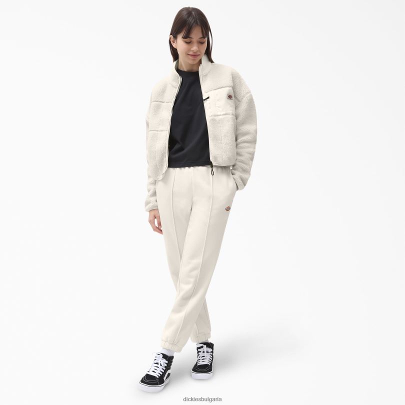 Жени Dickies червено поларено яке бяло (wh) облекло R2PH82316