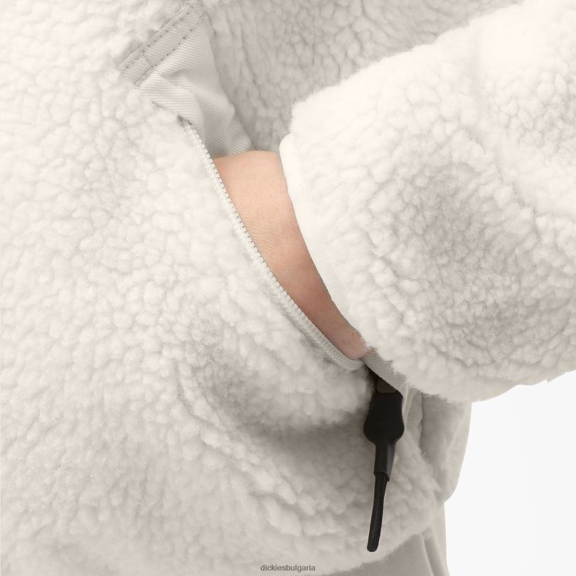 Жени Dickies червено поларено яке бяло (wh) облекло R2PH82316