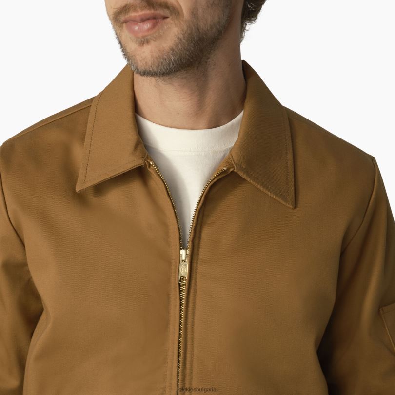 мъже Dickies изолирано яке Айзенхауер кафява патица (wsd) облекло R2PH8971